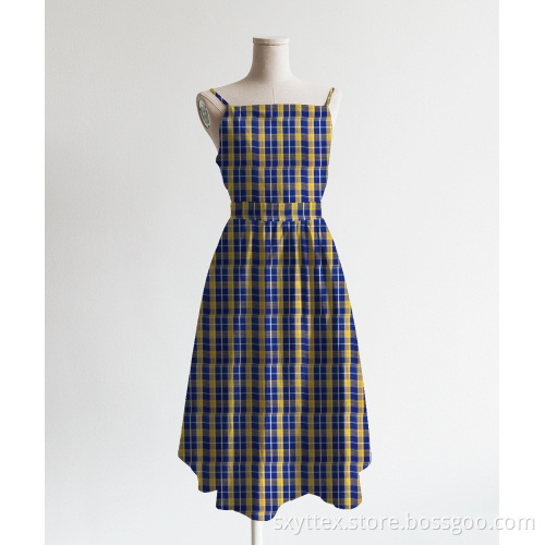 100%Cotton Yarn Dyed Plaid Petticoats Fabric